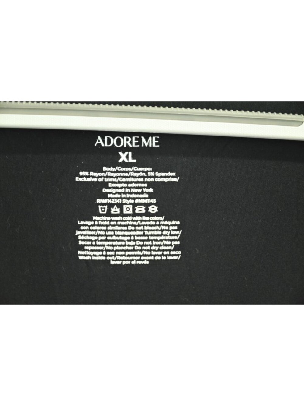 NWT Adore Me 2 Piece Pajama Set Sz XL Black Tank Top And Long Pants Sleepwear - Picture 5 of 10